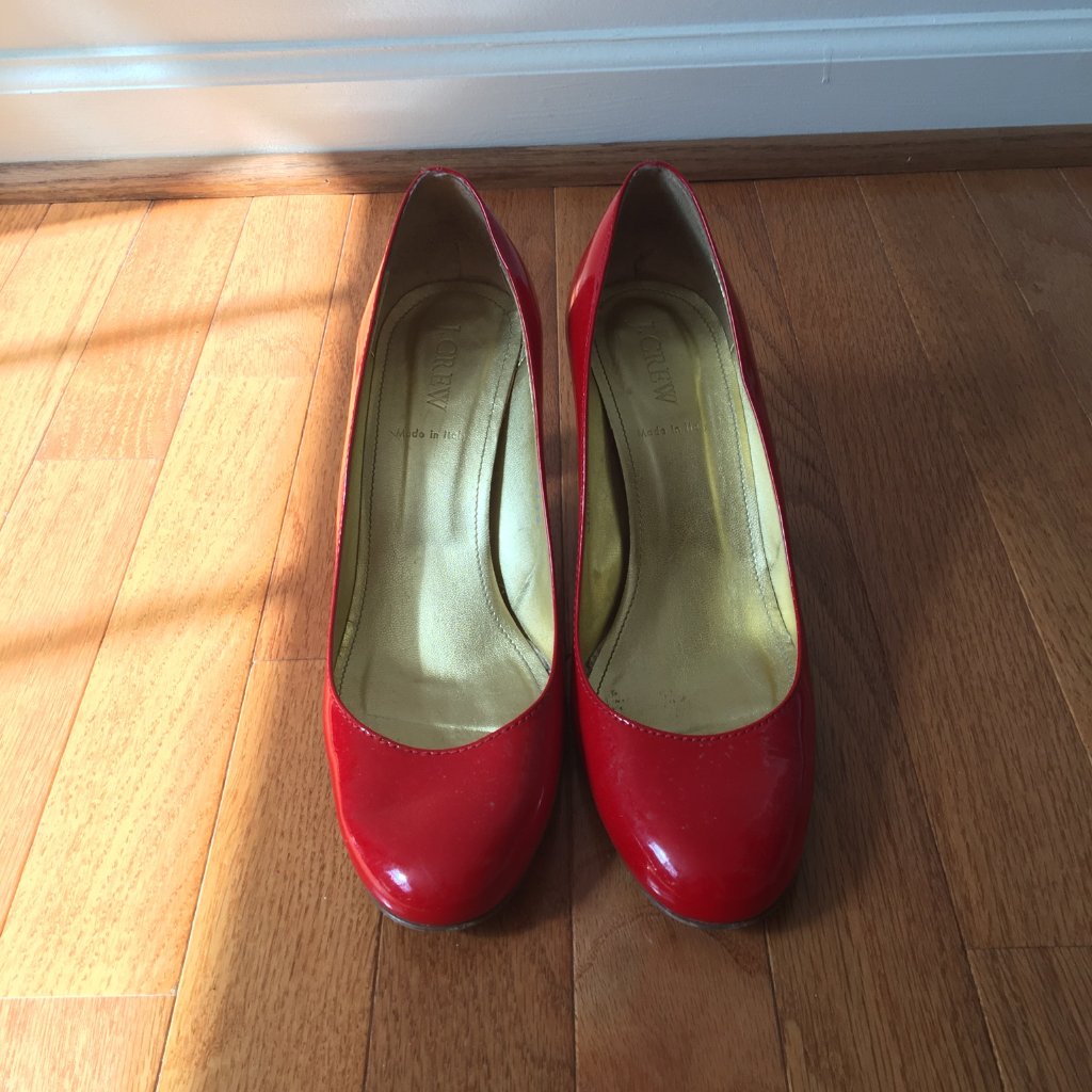 J.Crew Red Pump 8 1/2 Size